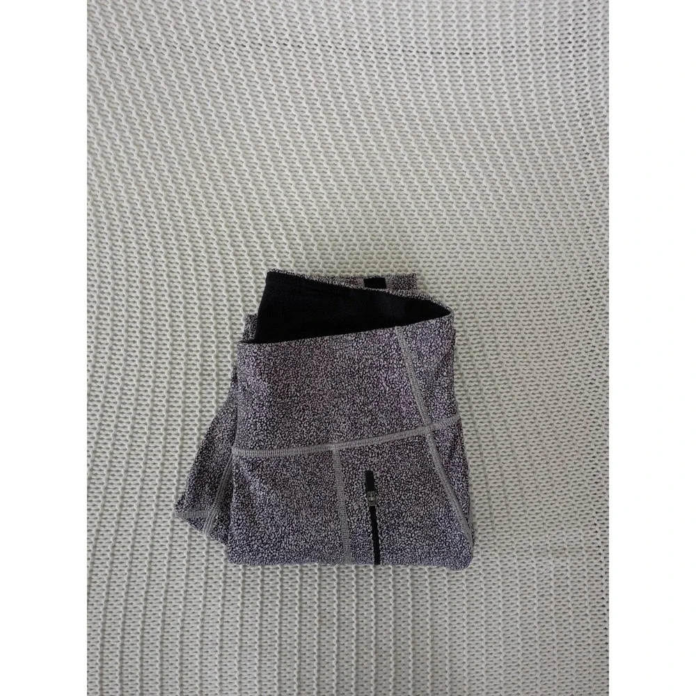 Lululemon Speed Up Tight High Rise Running 7/8 Leggings Mesh Zip Pocket Size 8 - Picture 11 of 15
